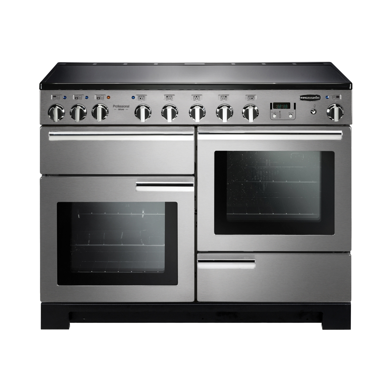 Rangemaster PDL110EISS/C Professional Deluxe 110 Induction Range Cooker – Stainless Steel - 0
