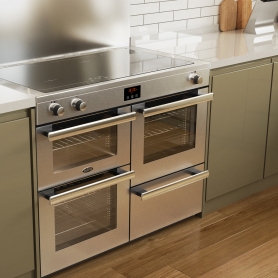 Belling DB4 100EPS Professional Electric Range Cooker, Stainless Steel